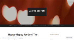 Desktop Screenshot of jackiesextonwrites.com